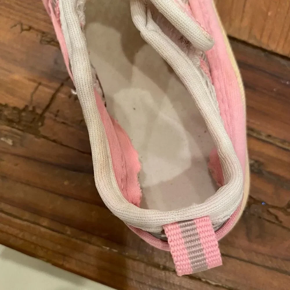 Toddler Girls Water Shoes Pink White Size 8